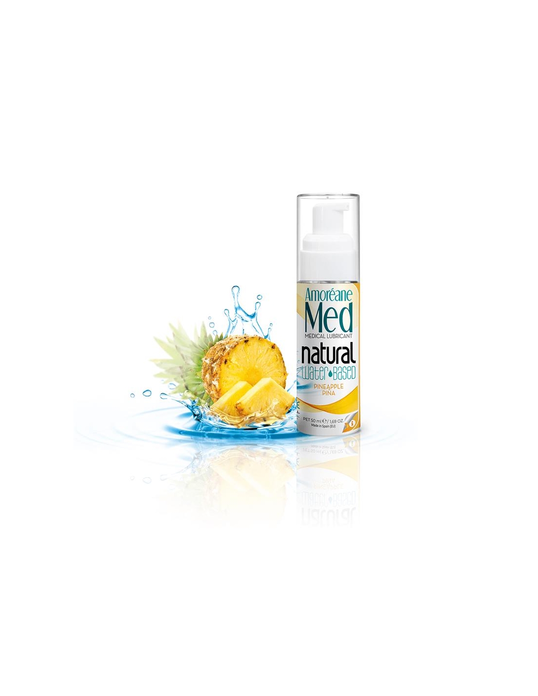 Лубрикант AM.Pineapple Water Based Lubricant with phytoplankton 50ml