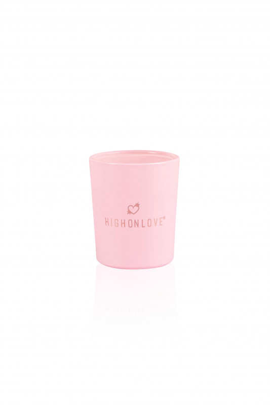 Міні масажна свічка з ароматом полуниці та шампанського Sensual Massage Candle Strawberries Champagne, 35 г HighOnLove (Канада)