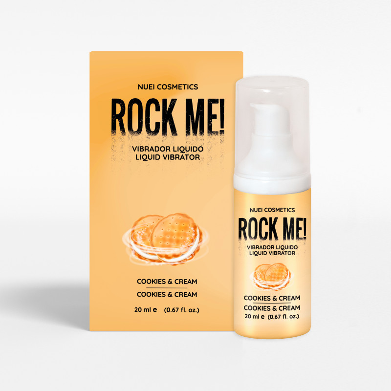 Рідкий вібратор смак: печиво з кремом ROCK ME!, 20 мл Nuei (Іспанія)