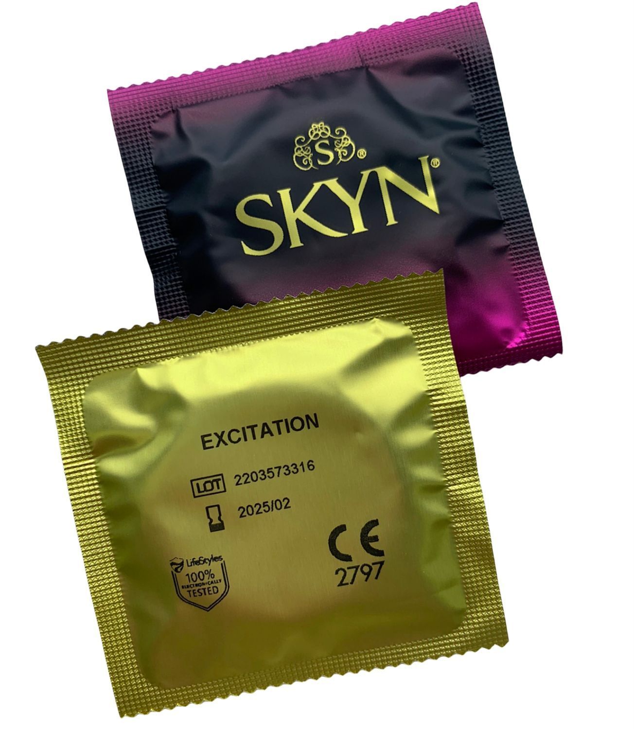 Презервативи SKYN Excitation - рельєфні з охолоджуючим ефектом для яскравих відчуттів, 1 шт