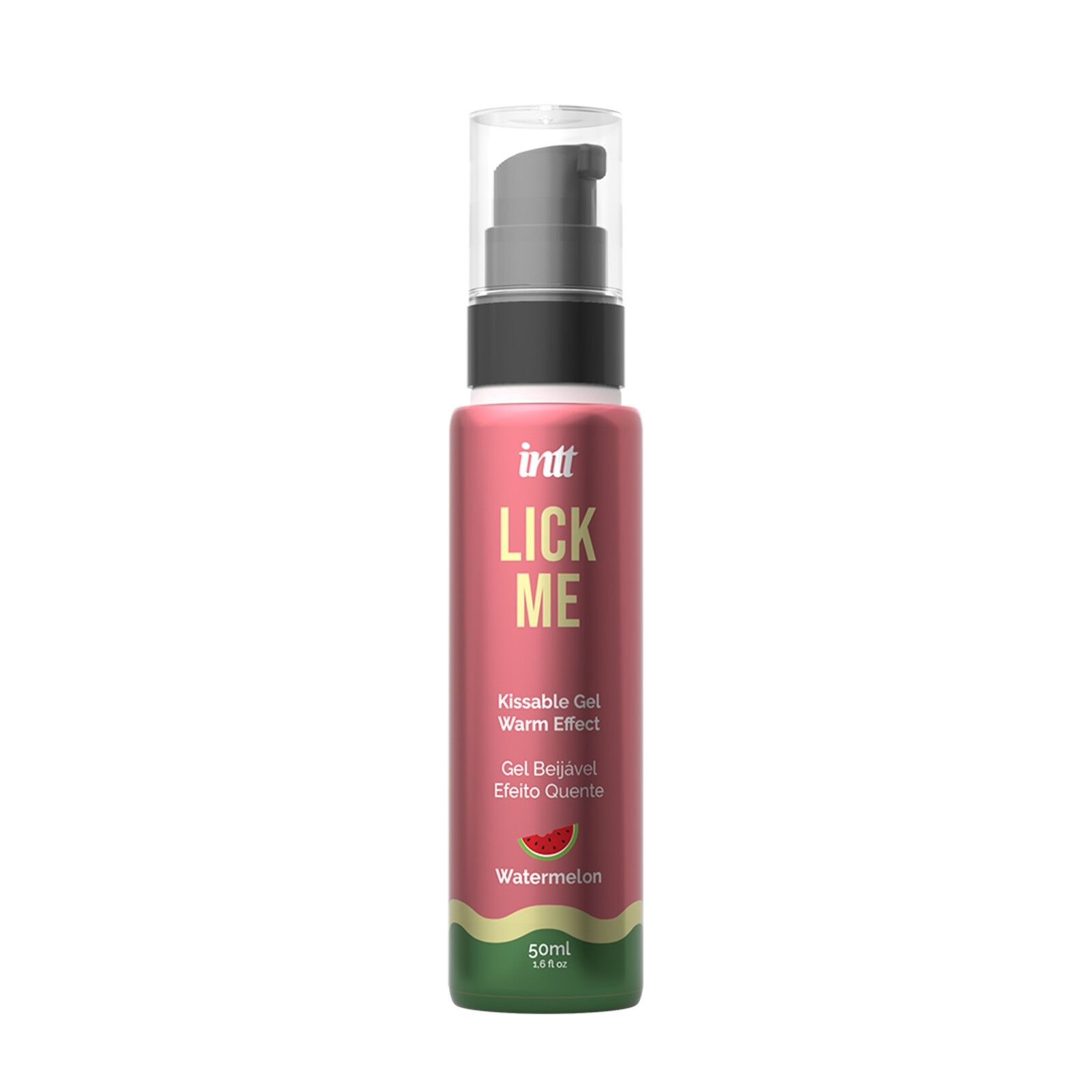 Гель для оральних пестощів зі зігрівальним ефектом INTT Lick Me Kissable Gel Watermelon 50 мл